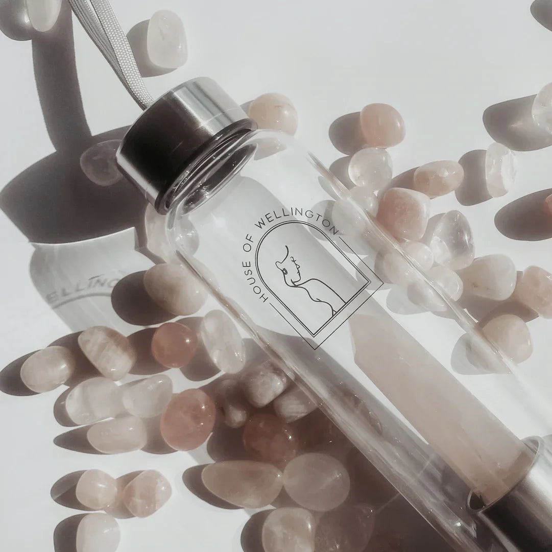 Our Flower Studio House of Wellington Crystal Activated Water Bottle