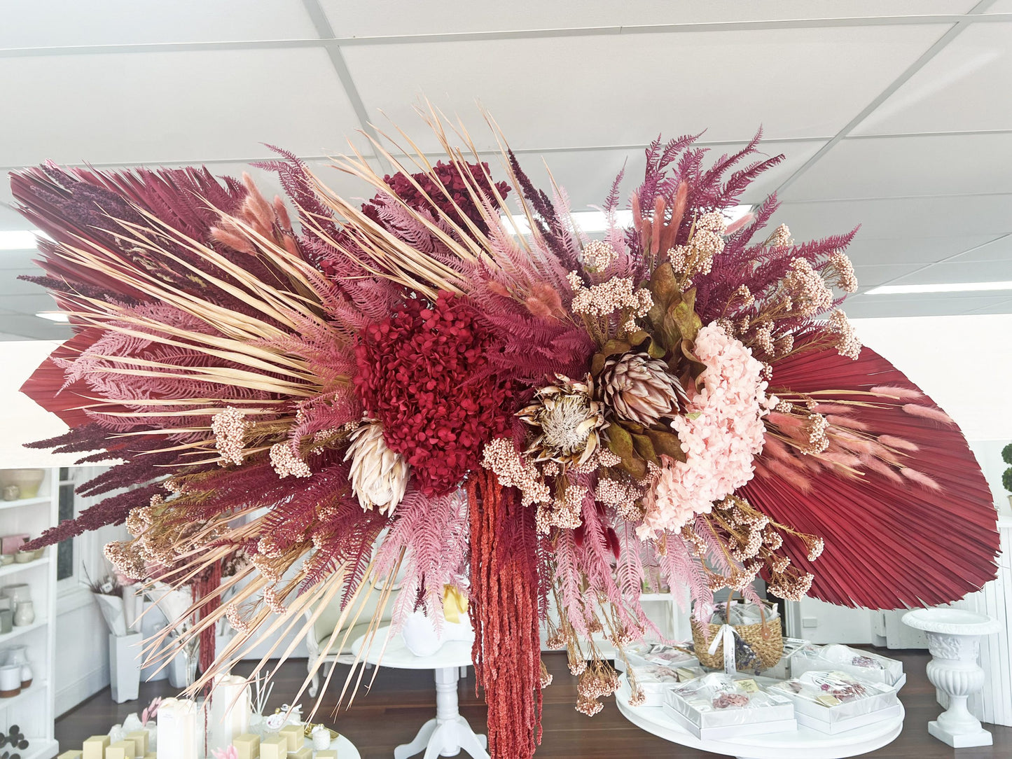 Our Flower Studio Large Preserved Hanging Floral Masterpiece