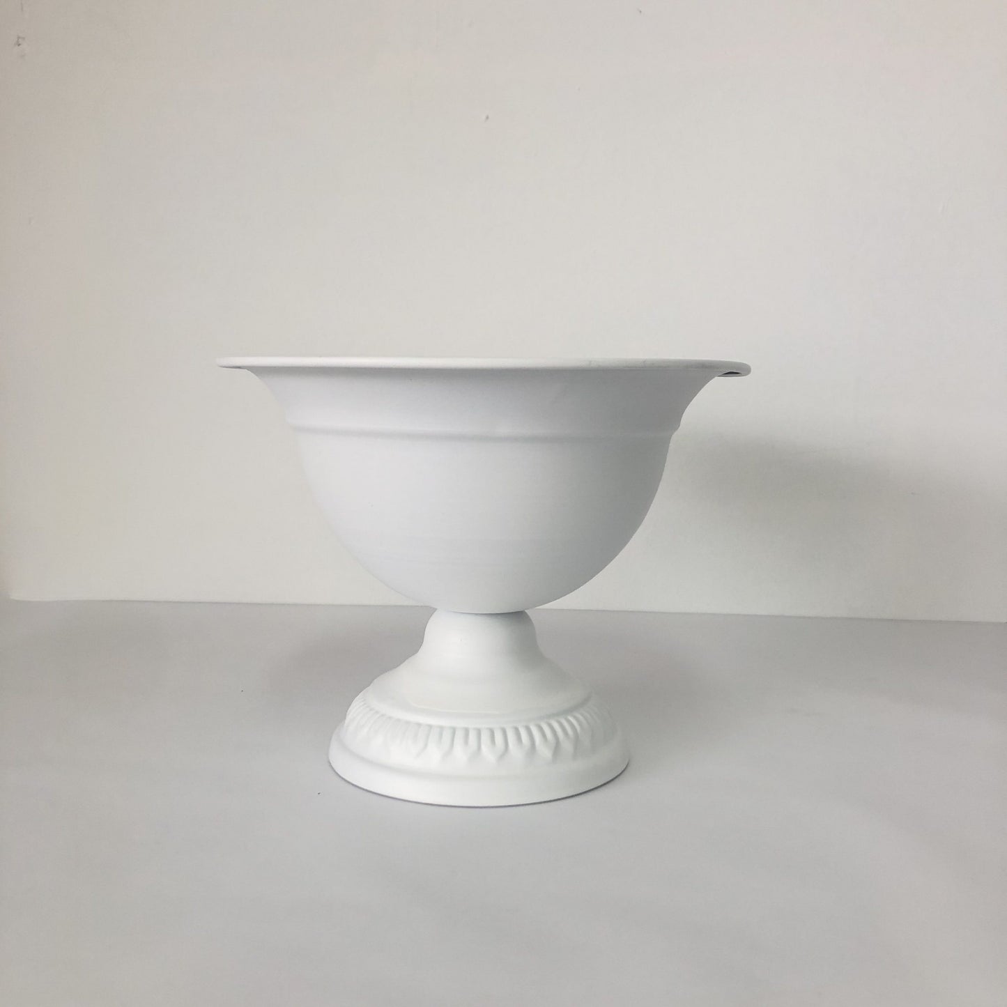 Our Flower Studio White Tin Urn