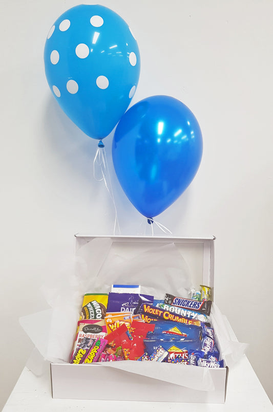 Our Flower Studio Sweetness Box Chocolates and Balloons