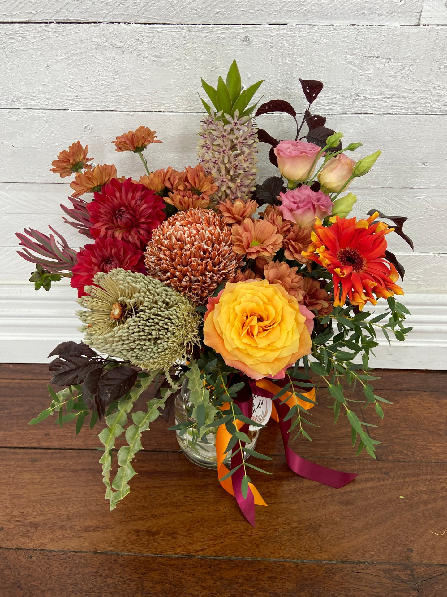 Blooms in A Rustic Vase