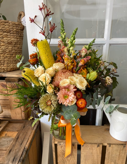 Blooms in A Rustic Vase