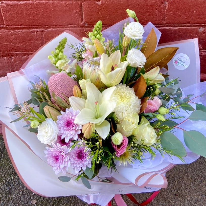 Florists Choice Bouquet Whites | Our Flower Studio | Perth Hills Florist