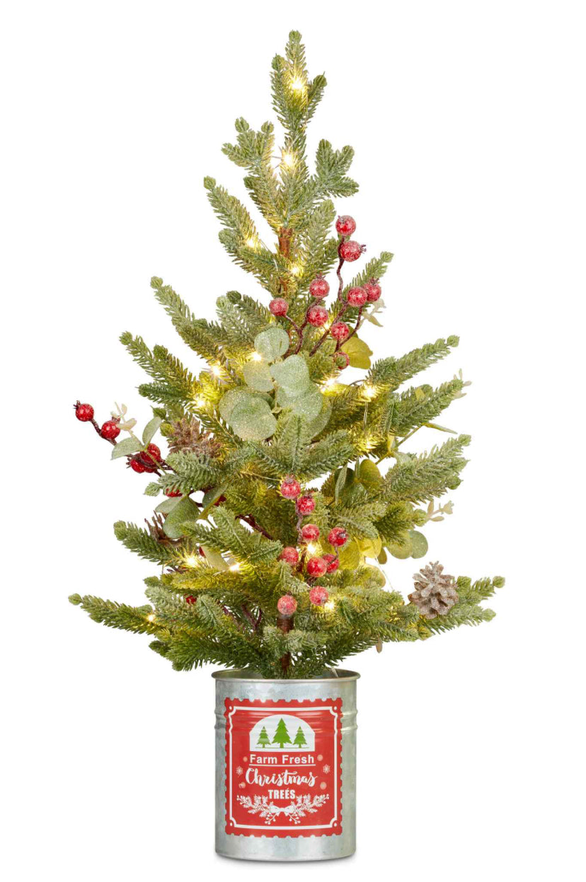 Farm Fresh Artificial Christmas Tree with Lights