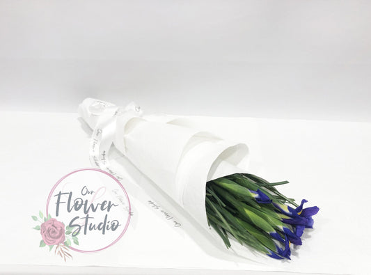 Our Flower Studio Iris Bouquet